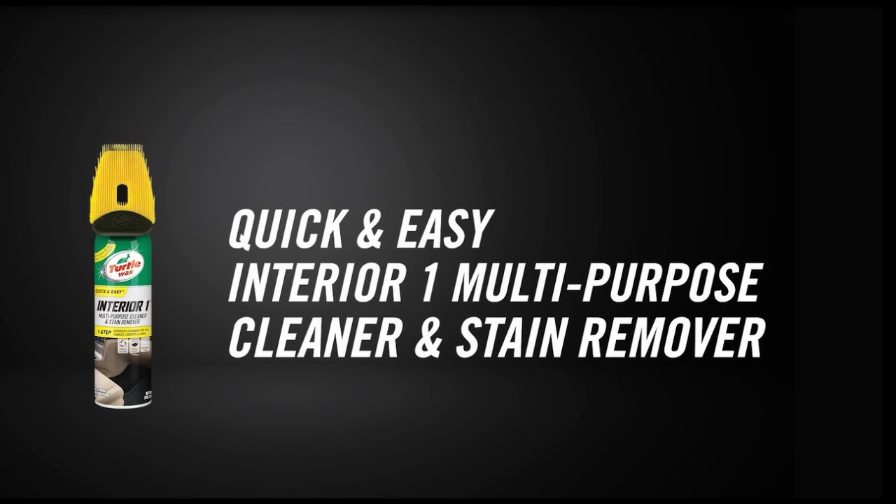 How to Use Quick & Easy Interior 1 Multi-Purpose Cleaner & Stain Remover
