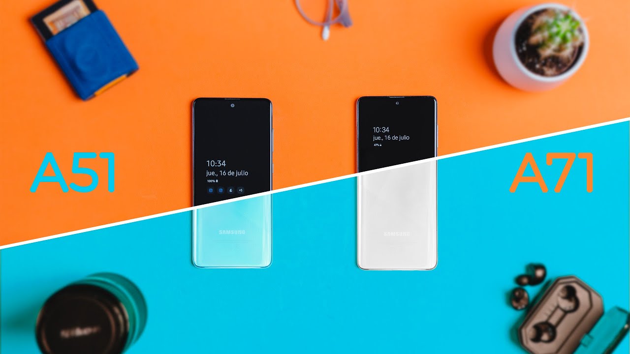 ¡LUCHA ENTRE HERMANOS! Samsung Galaxy A51 vs Samsung Galaxy A71