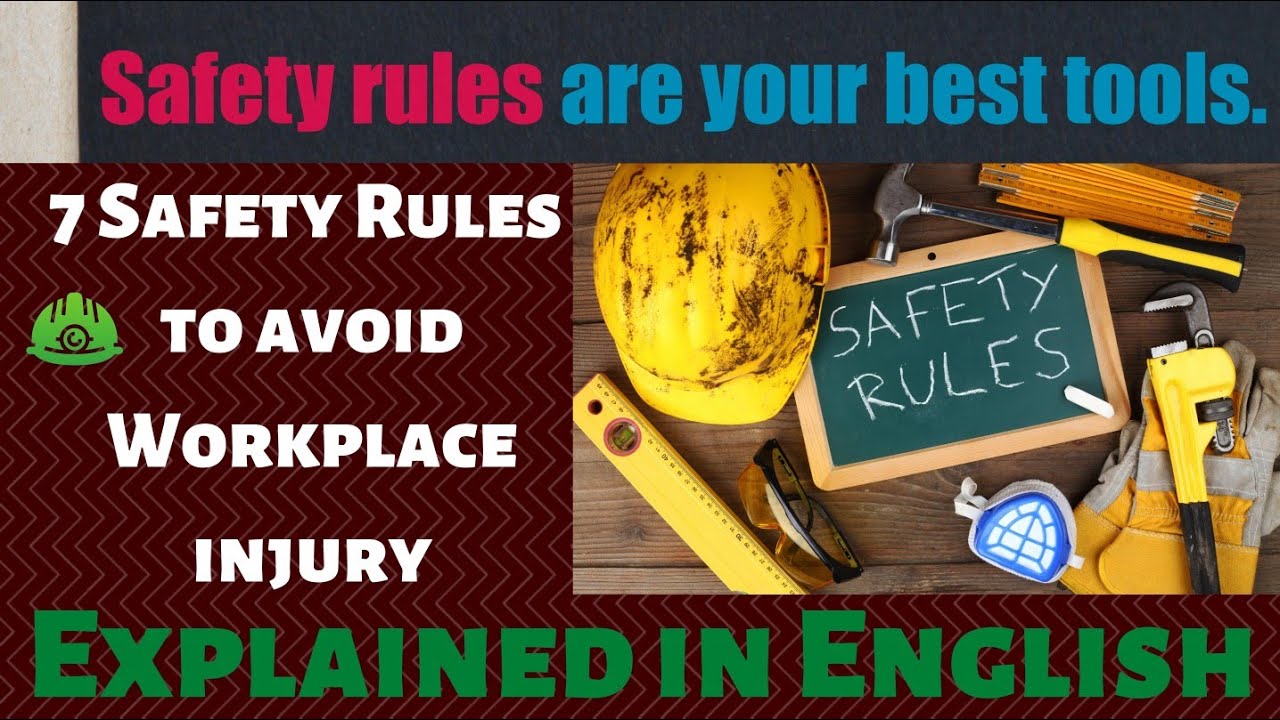 7 Safety Rules to Avoid Workplace Injury || In English || Bapi Sarkar