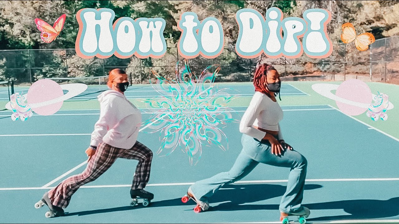 How to DIP | Roller Skate Tutorial | How to lunge | jam skating | rhythm Skating | Groovy Skate Move