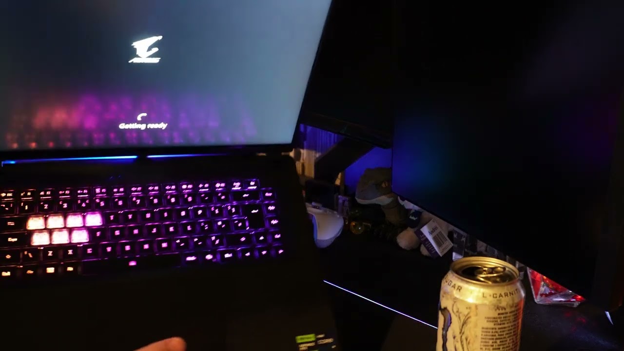 Unboxing and setup of the gigabyte Aorus 16x gaming laptop