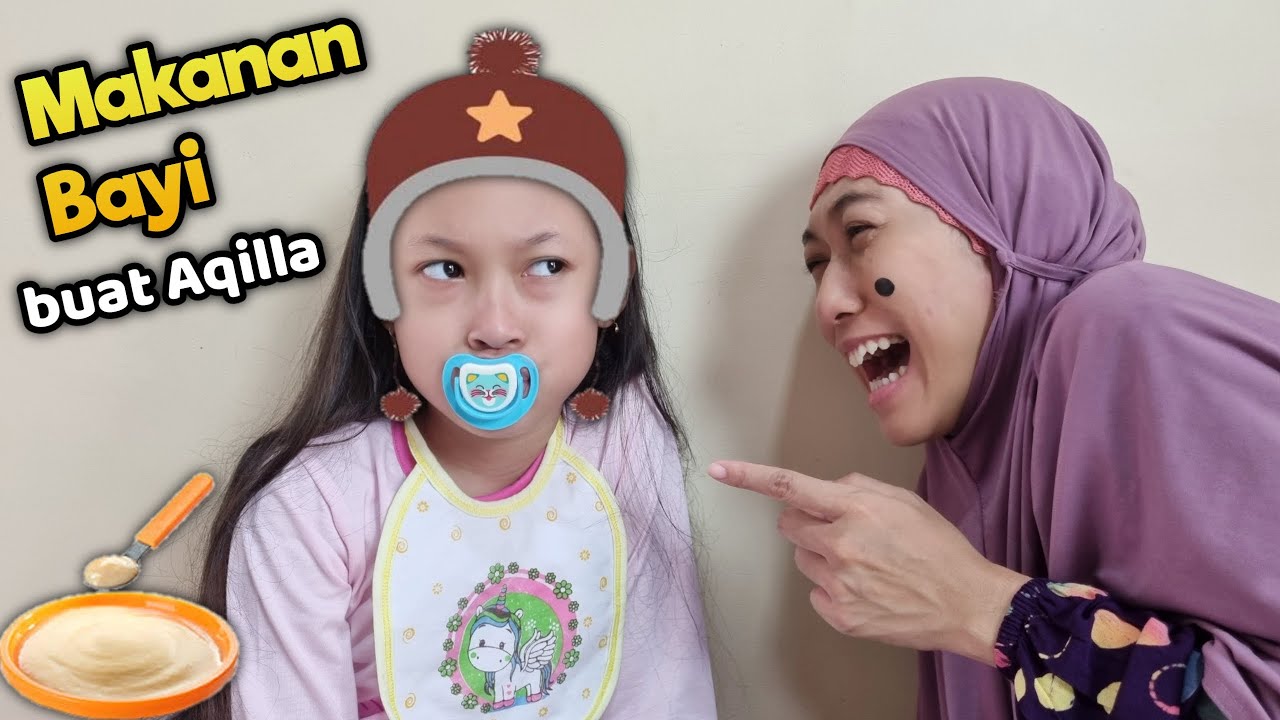 Mbak Kunyit Beri Aqilla Makanan Bayi Karena Bosan Makan Tempe 😄 Asti Kunyit - Bunda Aqilla Eps 127