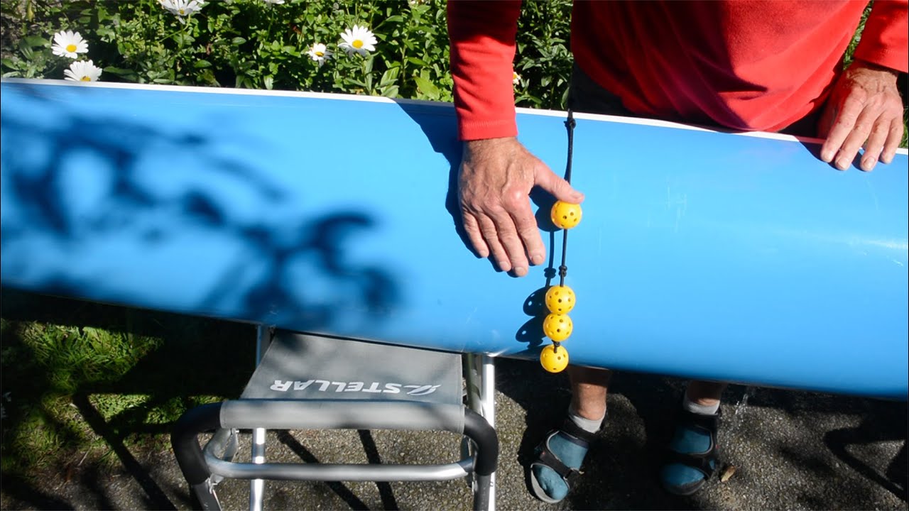 Easy Bungee Ball Setup For Surfski