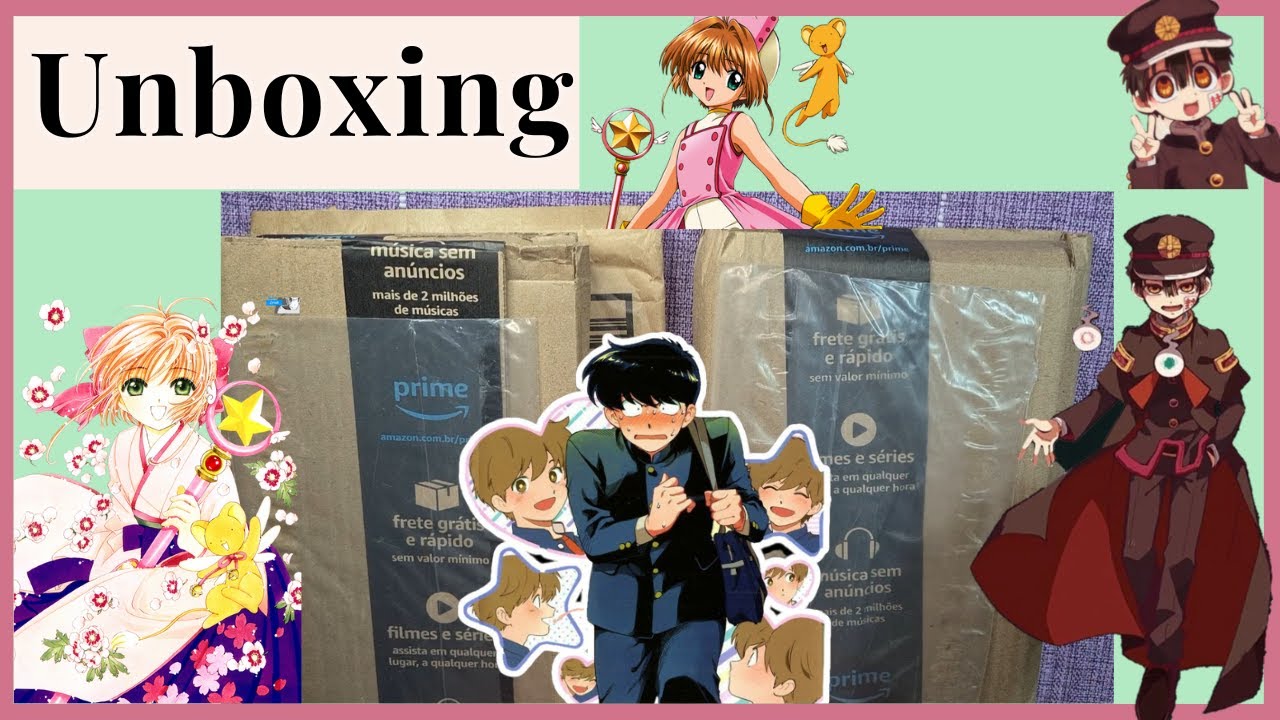Unboxing de Mangás: Hanako-kun 0, Sakura, Força, Nakamura!!, Estranho à Beira-Mar | Compras Amazon