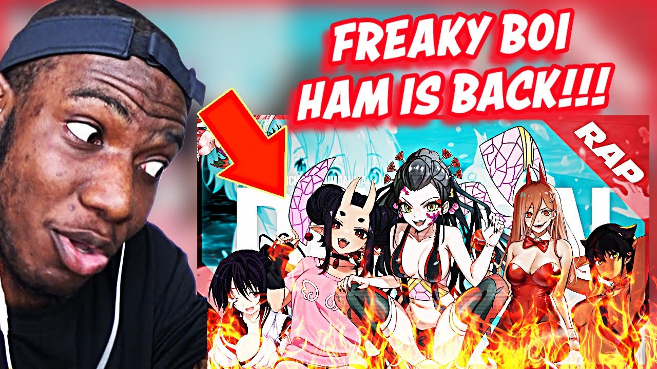 MONSTER GIRLS RAP | DEMON | Ham Sandwich x ‪DayumDahlia [Demon Girls AMV] REACTION