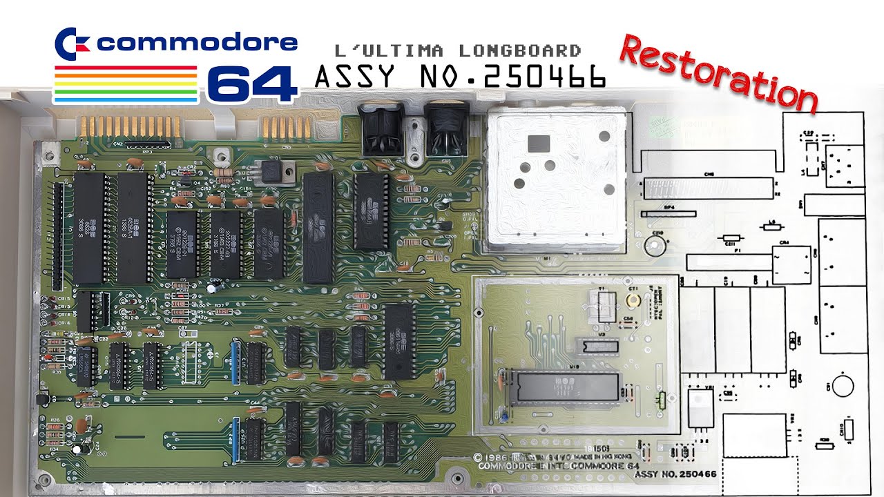 RV166: Ripristino scheda senza componenti Commodore assy 250466
