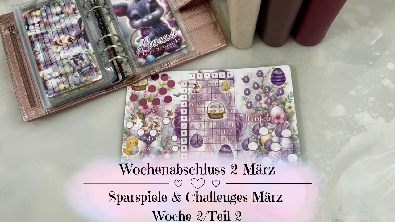 🦋Wochenabschluss 2 März | Sparspiele & Challenges Woche 2/Teil 2 💸🎲