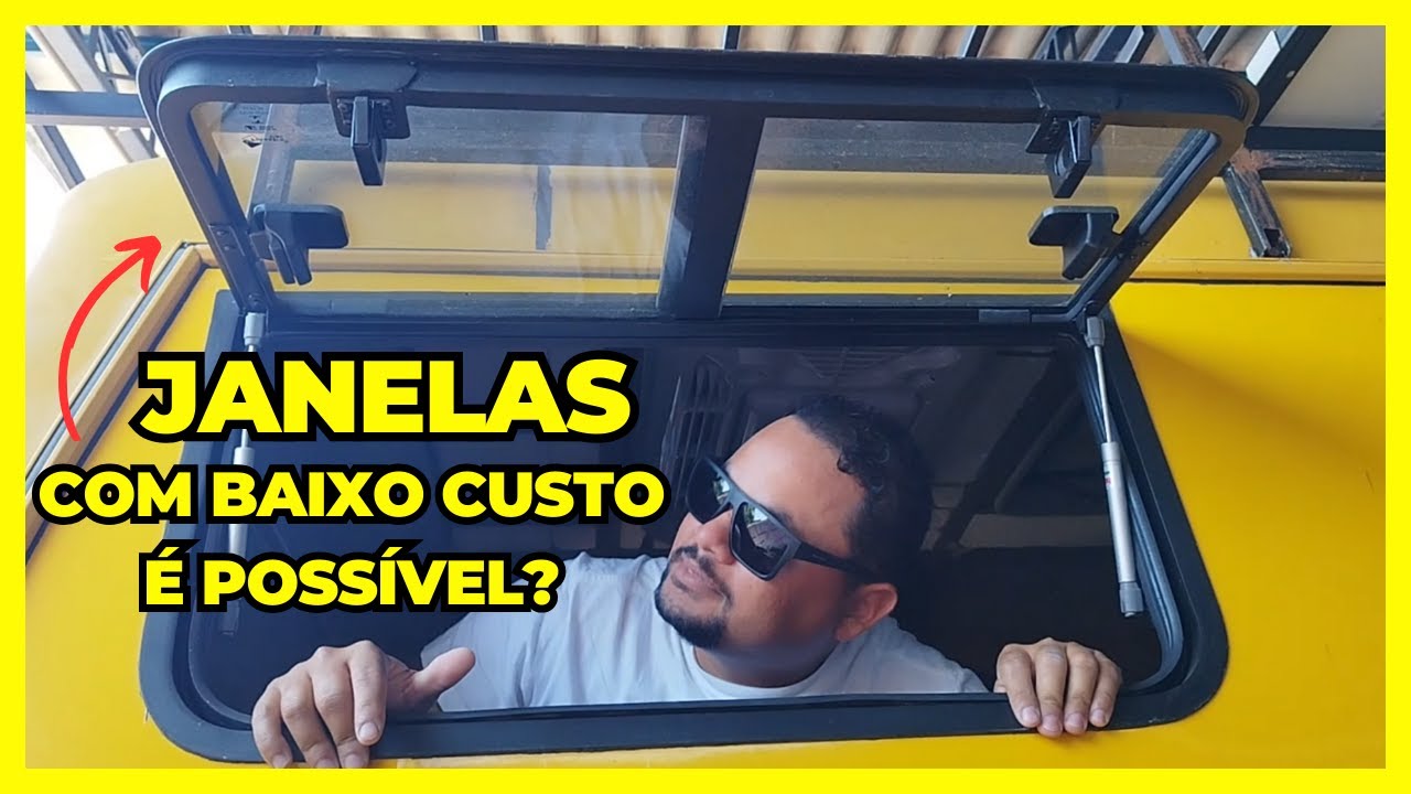 🛠️ Como Construir Janelas para Motorhome por menos de R$ 200!
