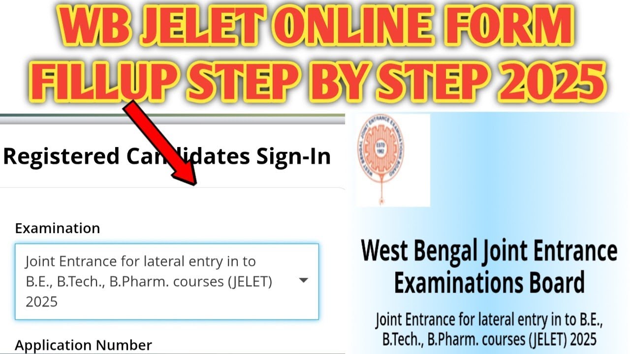 Wb Jelet Online from fillup step by step 2025 II Wbjeeb 2025
