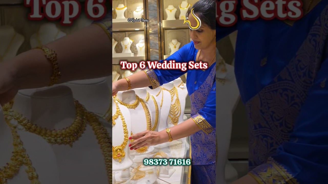 Top 6 Gold Wedding Sets | Necklace Haram Designs| Swarnalaya
