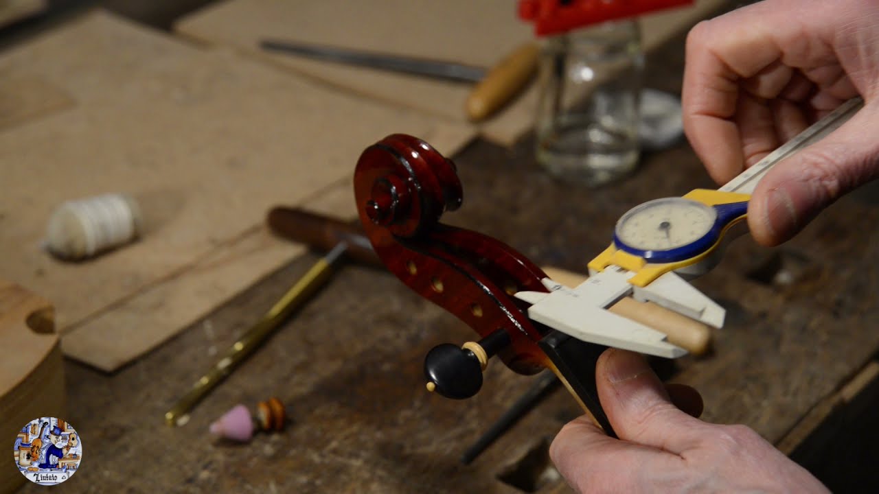 Violin pegs fitting from start to finish - Adattamento dei piroli di violino dall'inizio alla fine