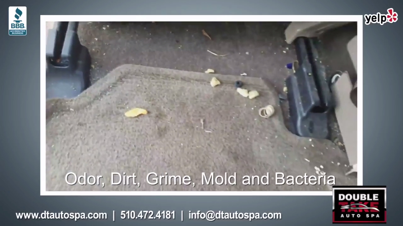 Odor, Dirt, Grime, Mold Removal | DoubleTake Auto Spa of Fremont
