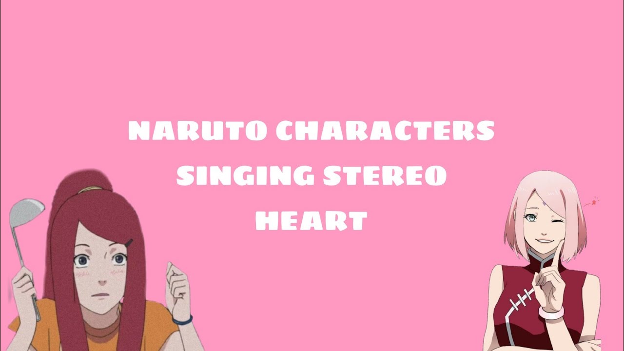 Naruto Characters Singing 
