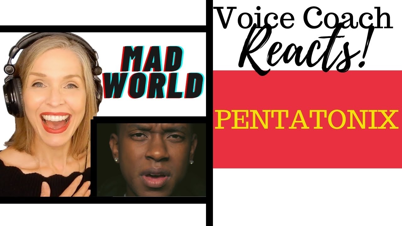 Реакция и разбор голосового тренера | PENTATONIX | Mad World