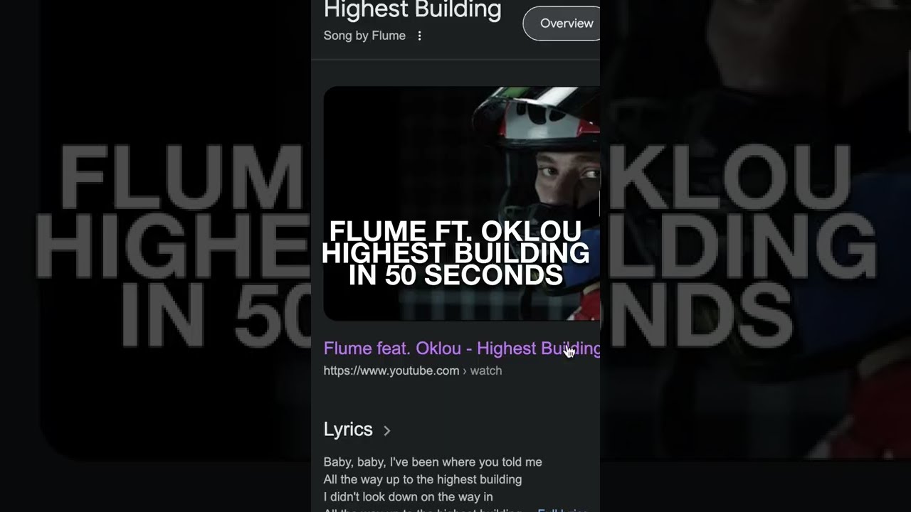 how to make flume - highest building in 1 minute