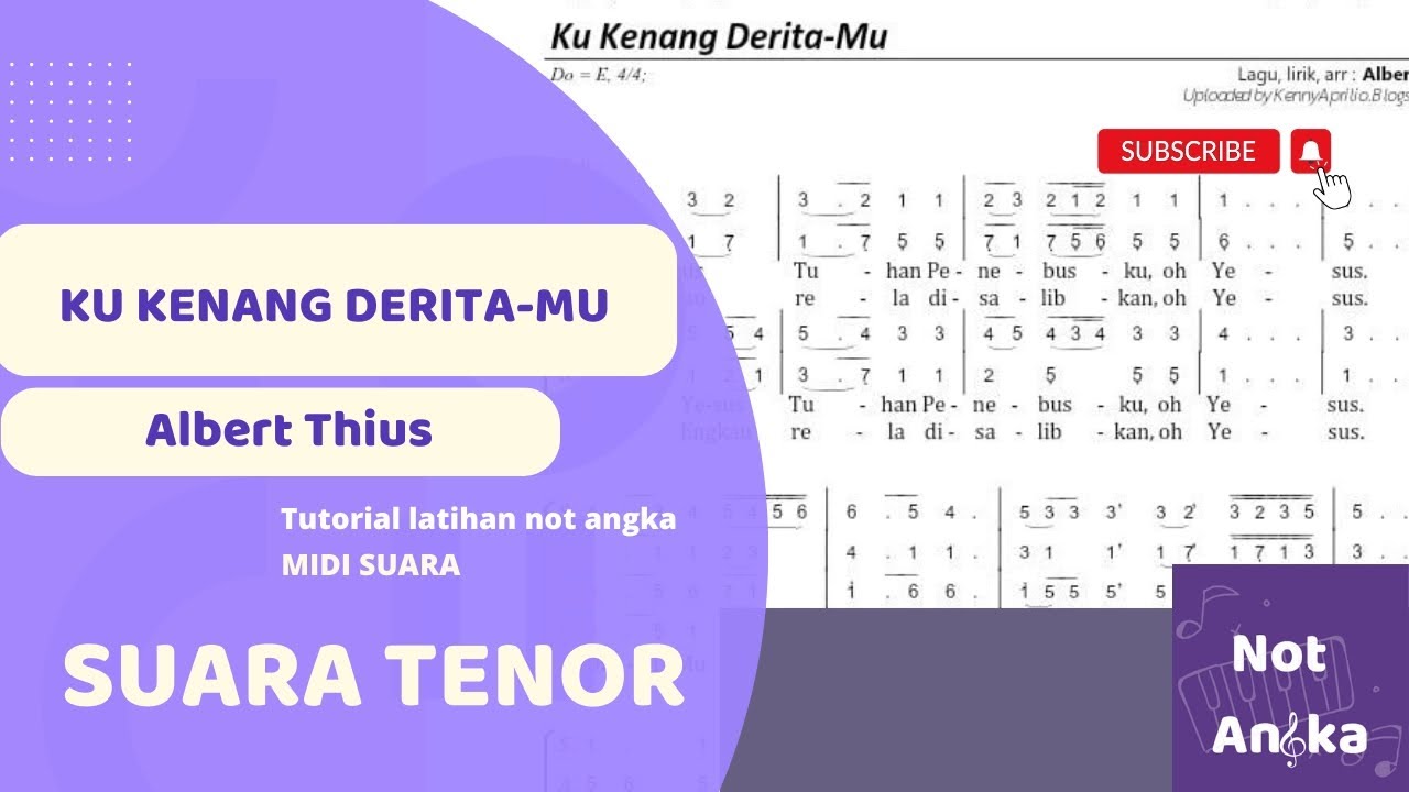 Ku Kenang Derita-Mu - Albert Thius (TENOR)