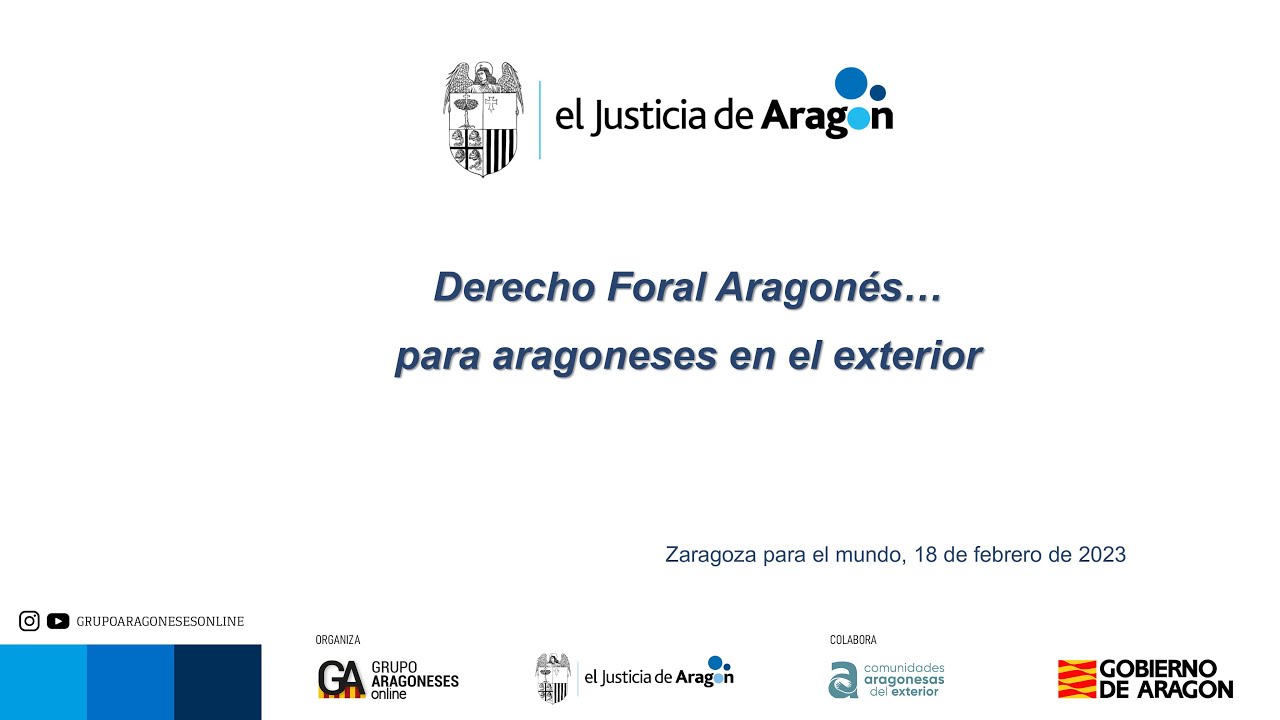 DERECHO PARA ARAGONESES QUE VIVEN FUERA DE ARAGÓN