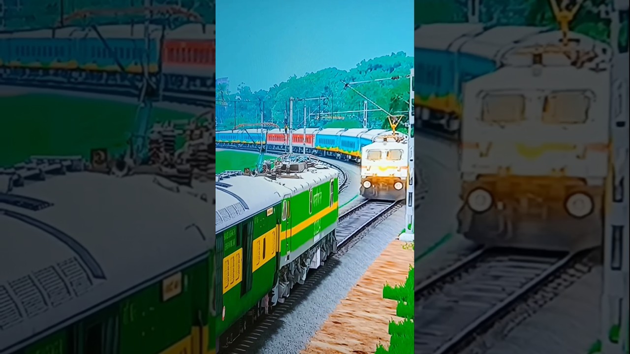 train's wag 9 on danger ⚡