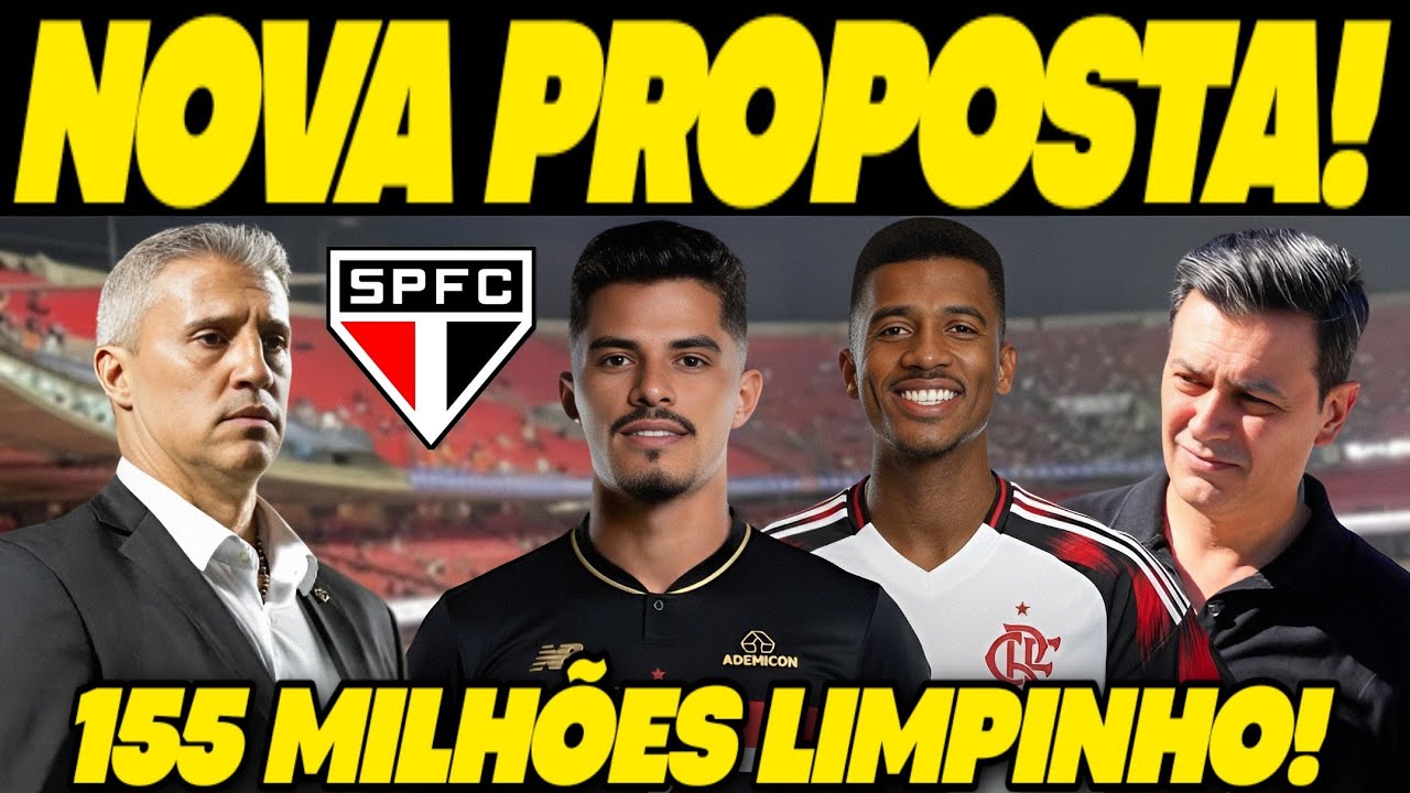 AGITOU O TRICOLOR AGORA! 155 MILHÕES LIMPINHO! SÃO PAULO FAZ PROPOSTA AGRESSIVA POR REFORÇO AGORA