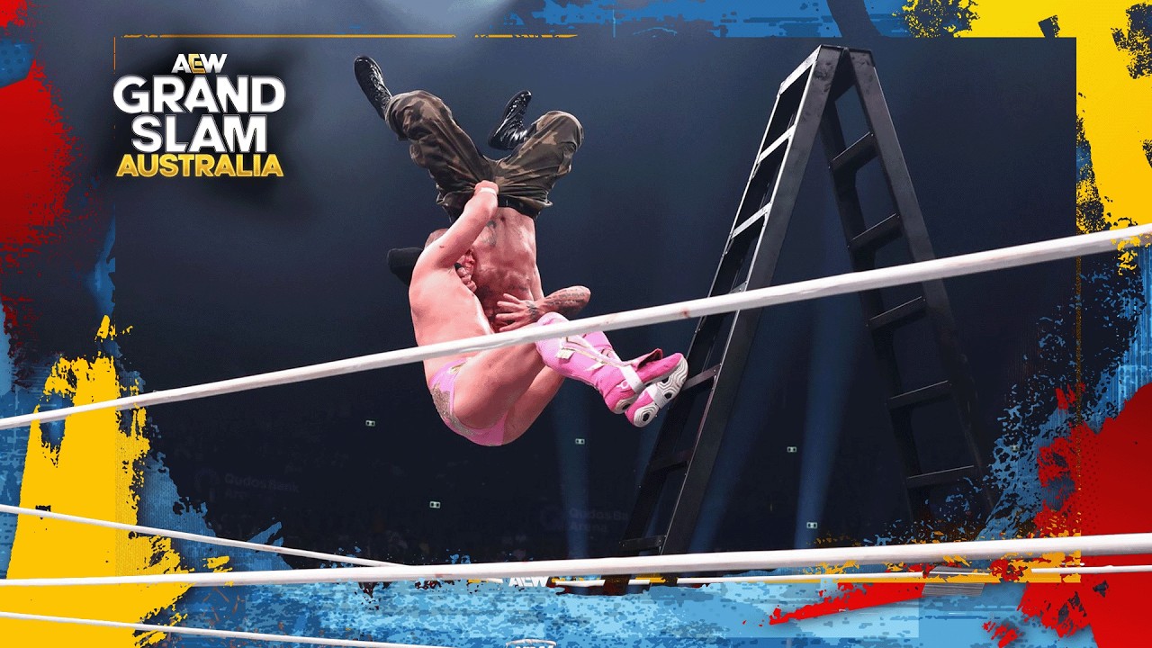 Who Walked Out Of Grand Slam As TNT Champion | Ladder Match Highlights | AEW Grand Slam