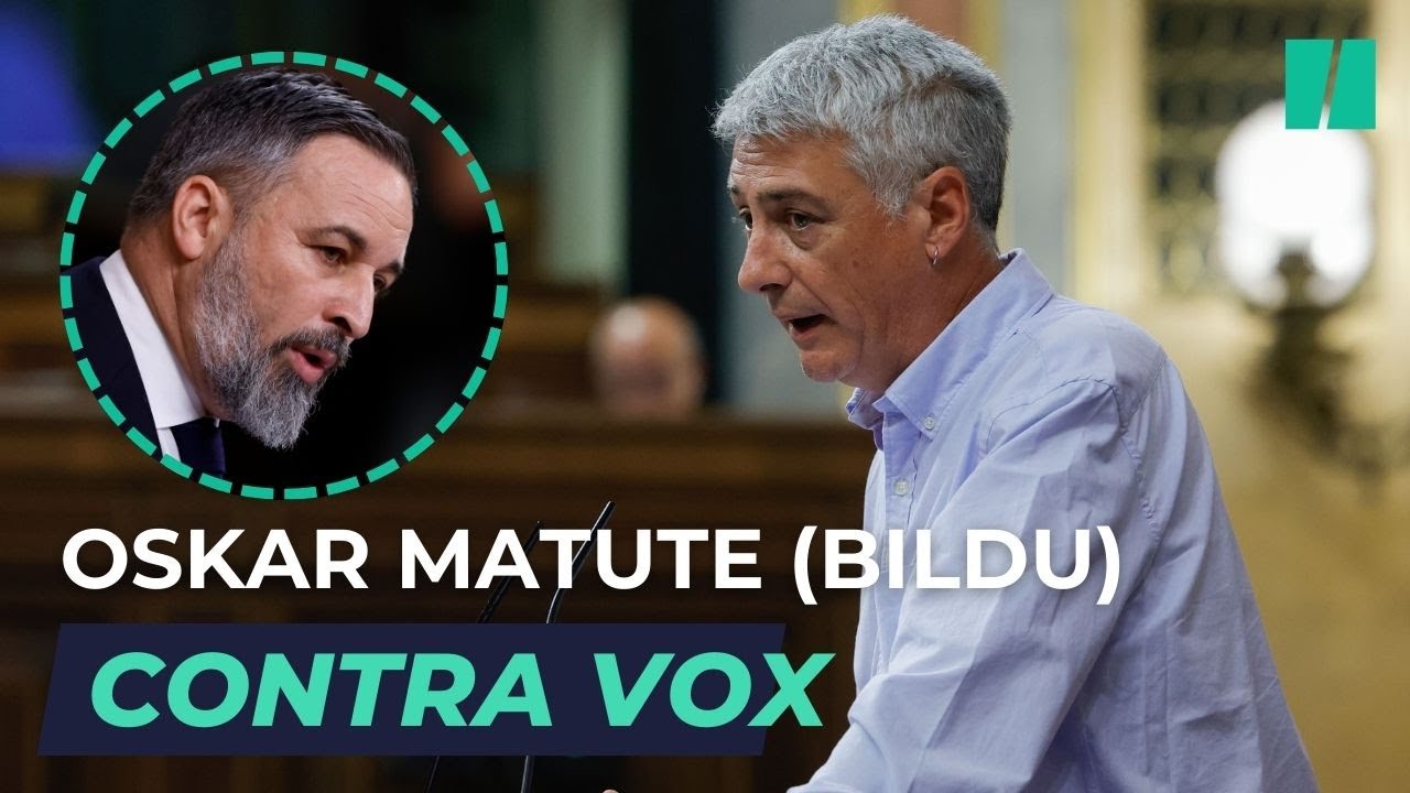 Estos minutos de OSKAR MATUTE CONTRA todo VOX no deja de verse