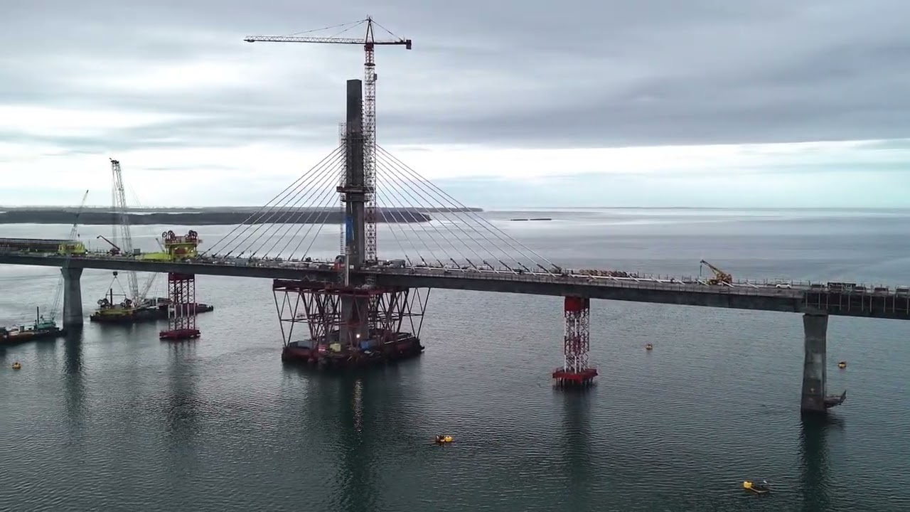 Den Nye Storstrømsbrobro 25. Januar 2025