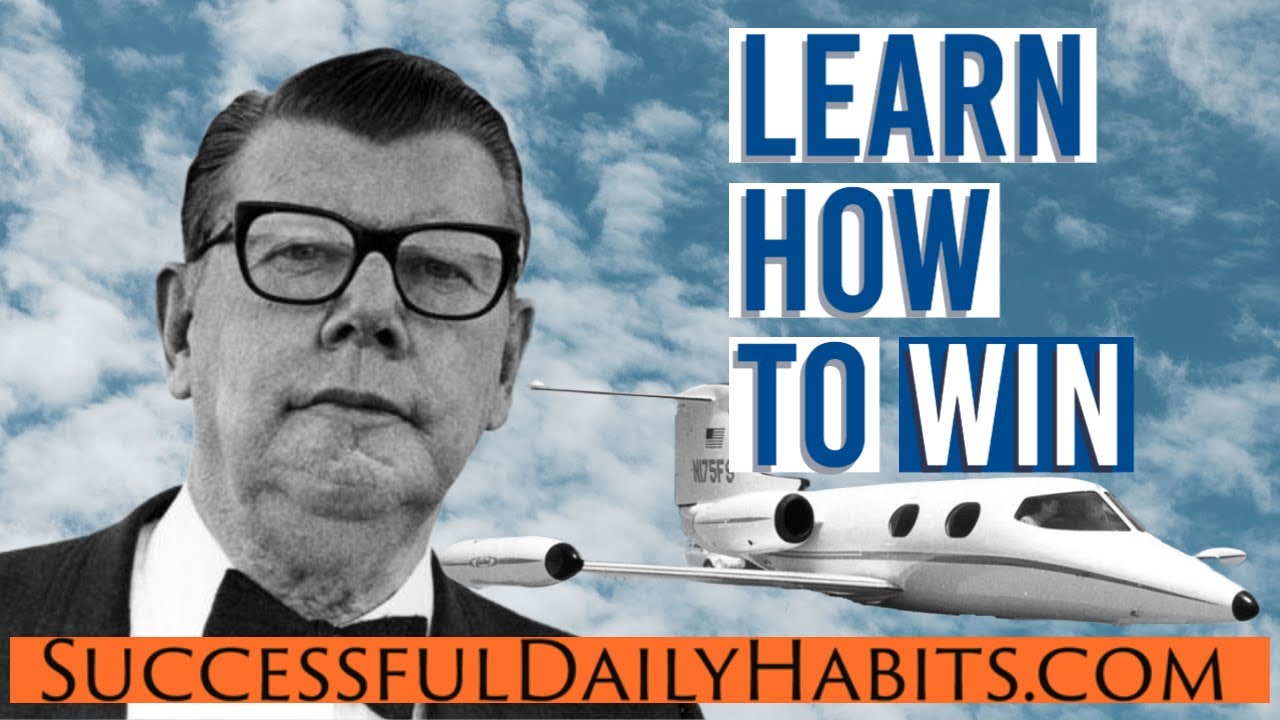 Private Jet and Businessman Legend Bill Lear Motivation Success Quotes on Learning to Win