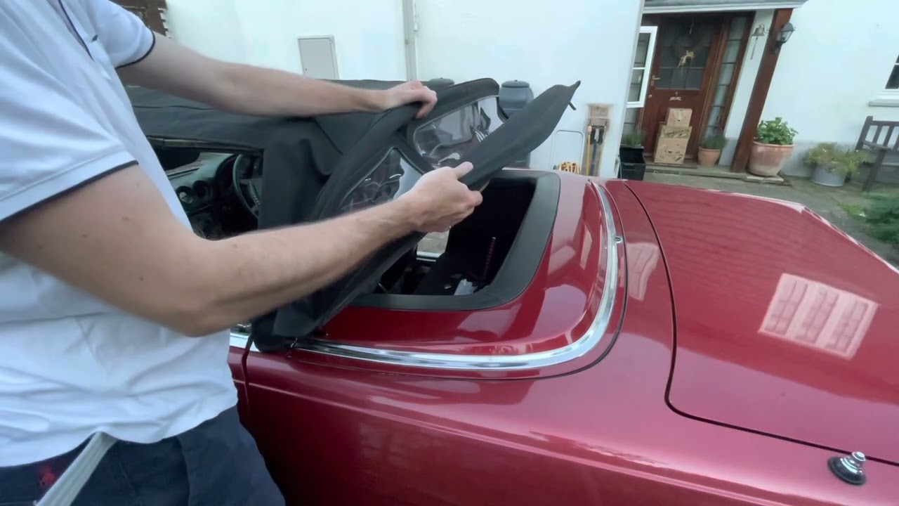 Опускание/поднятие мягкого верха Mercedes R107 SL