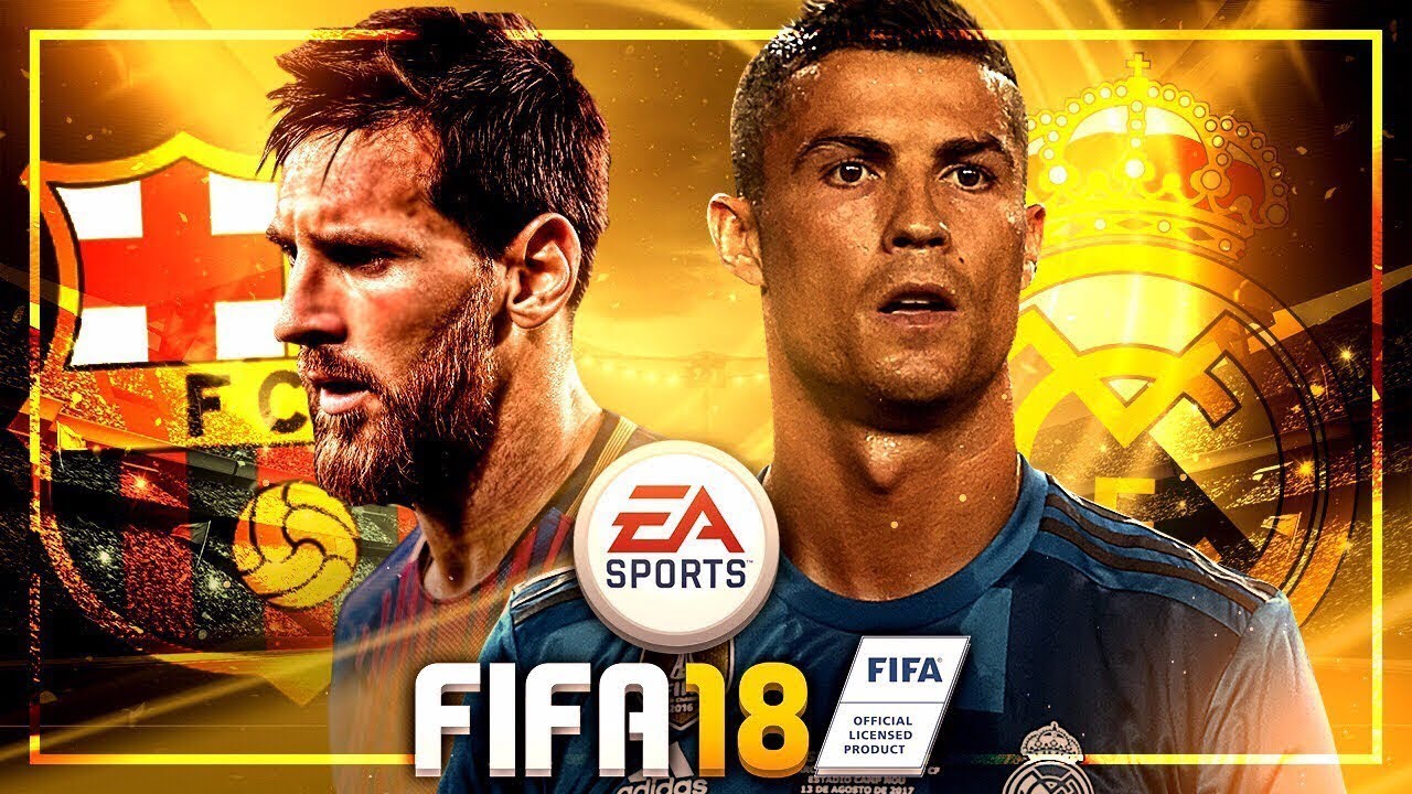 PS4 FIFA 18 Real Madrid vs Barcelona 