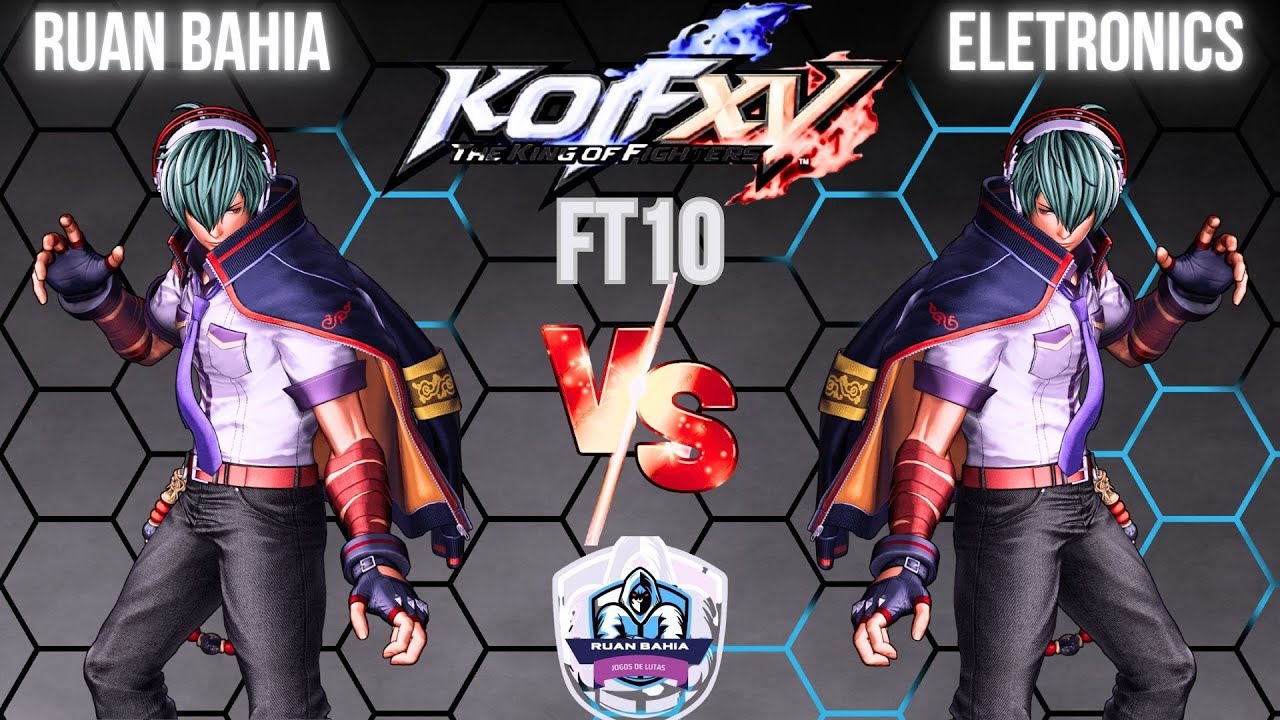 KOF XV RUAN BAHIA 🆚 ELETRONICS FT10  #kofxv  #kof2002 #kof98