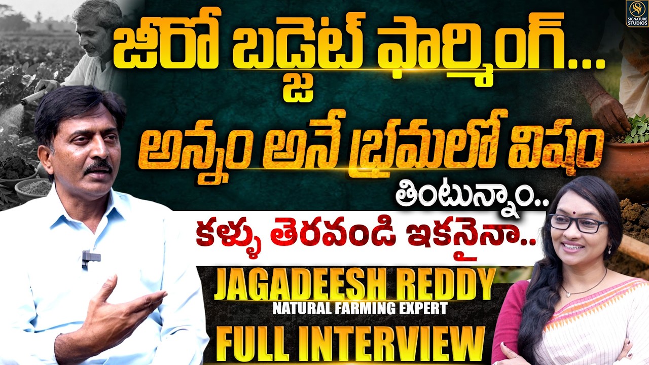 ఖర్చు లేకుండా ప్రతి రైతు ఇది వేసుకోవచ్చు.. | Jagadeesh Reddy | Natural Farming |@Signature Studios