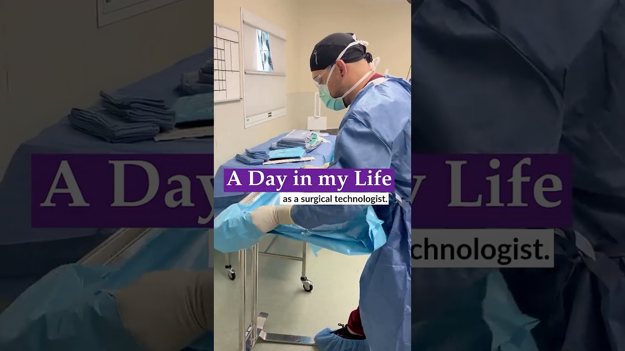 Day In the Life of a surgical technologist at Health First.
