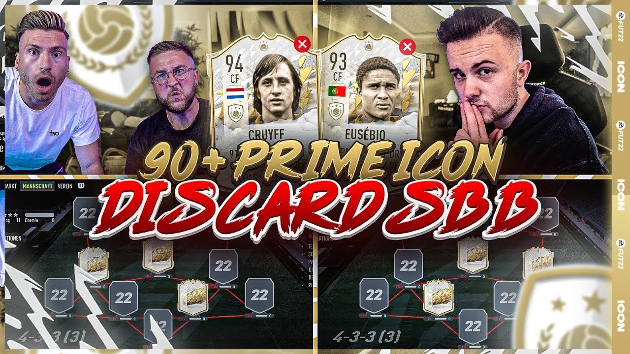 FIFA 22: 90+ PRIME ICON DISCARD Squad Builder Battle VS GamerBrother 😲☠️ Am ENDE DISCARDED immer …