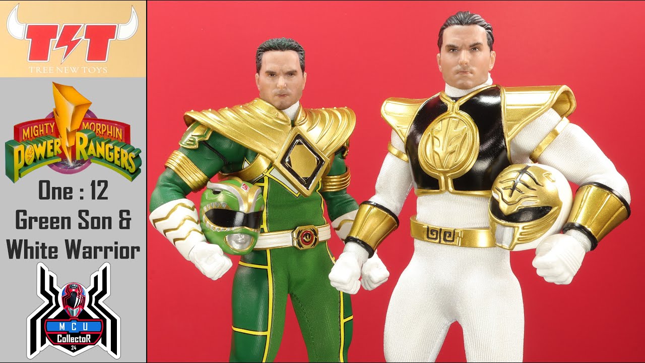 Tree New Toys 3rd Party GREEN Son & WHITE Warrior Power Rangers Tommy Oliver Figure Reviews