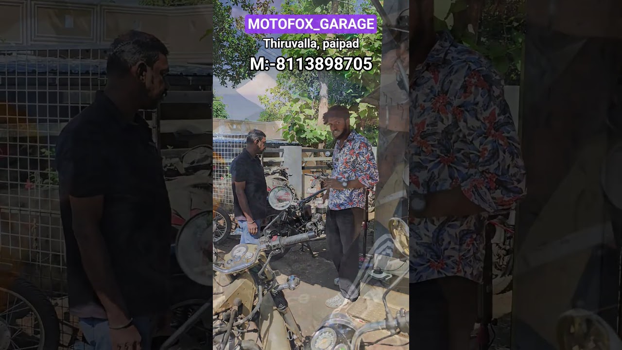 old bullet full restoration work MOTOFOX GARAGE 