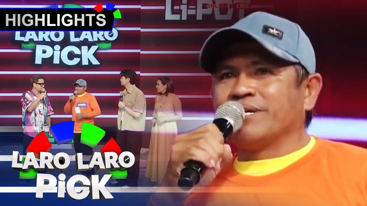 Mangingisdang si Ronel, nakasungkit ng 60k sa Laro Laro Pick | It's Showtime | Laro Laro Pick