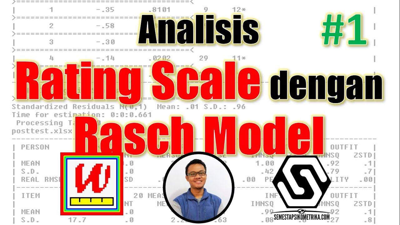 Analisis Rating Scale Rasch Model dengan Winstep (Part 1)