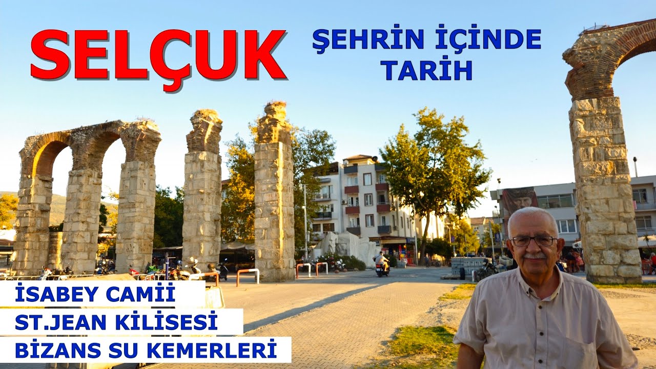 2025*İZMİR-SELÇUK..ŞEHRİN İÇİNDE TARİHİ GEZDİM..İsabey Camii-St.Jean Kilisesi-Bizans Su Kemerleri..