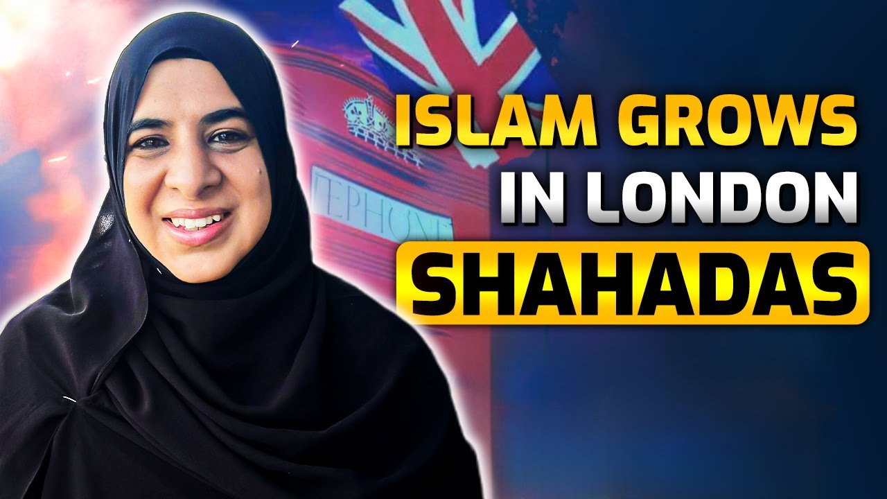 Islam Grows In London Shahadas - “Pakistani Woman Gives Dawah in London”