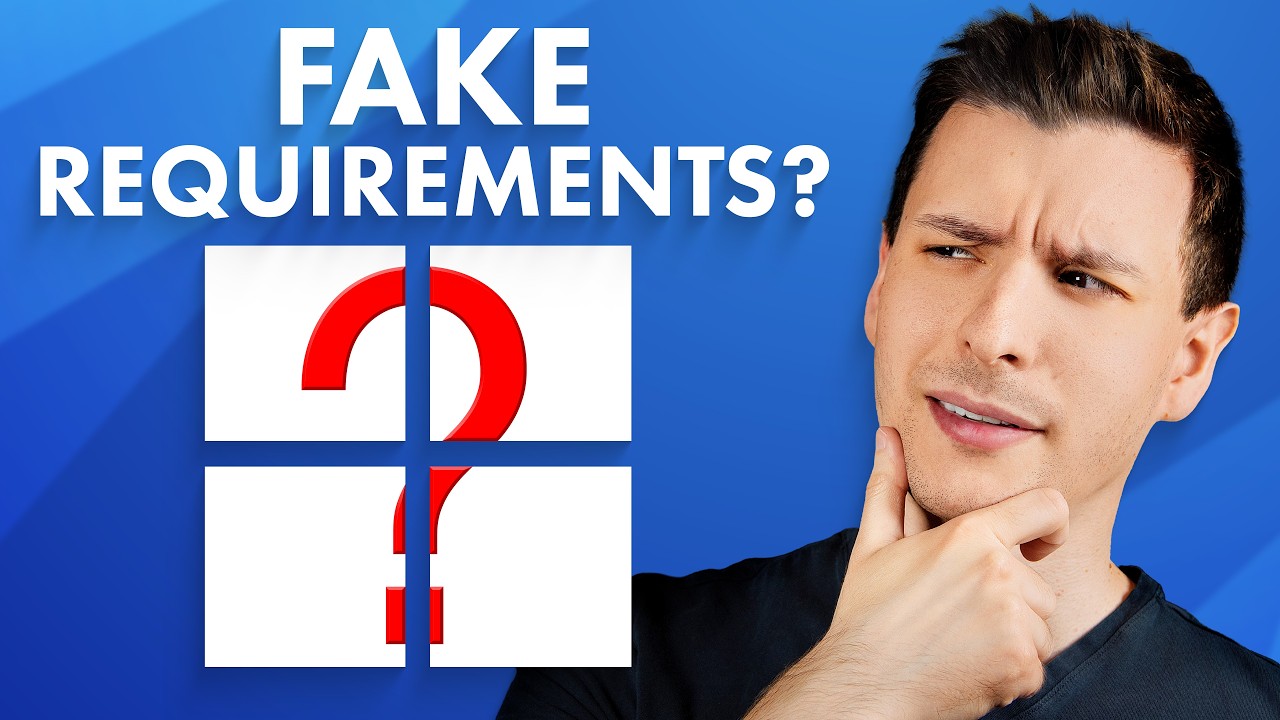 Everyone is Wrong About Windows 11 Requirements (Except Me)