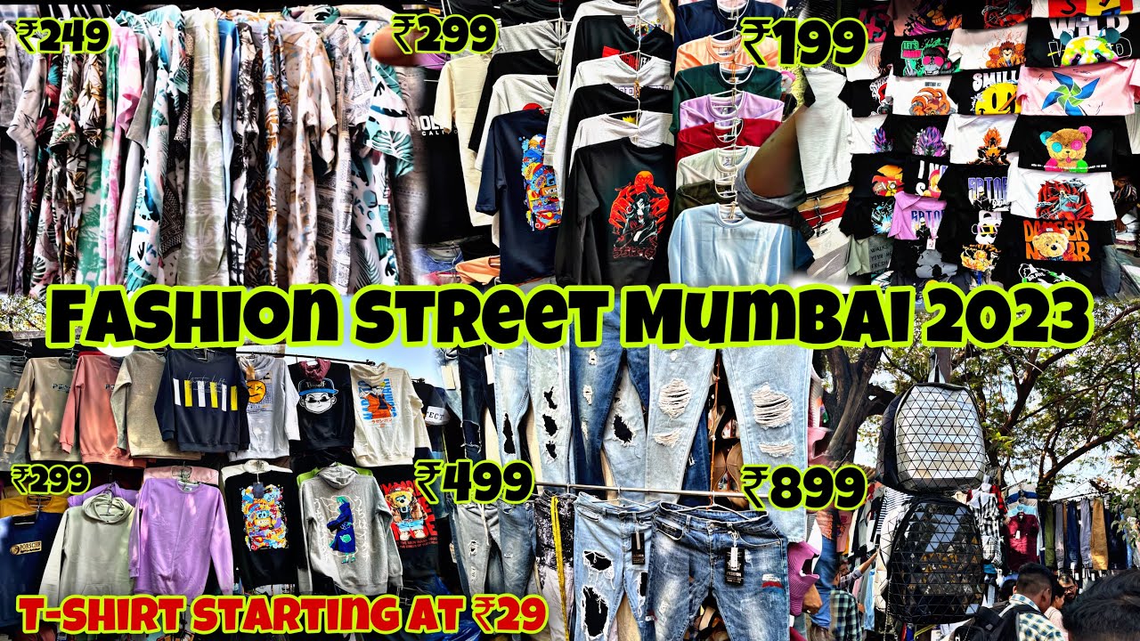 Trending clothes 2023 || H&M ZARA T-shirt starting at just ₹29 😱|| fashion street Mumbai 2023