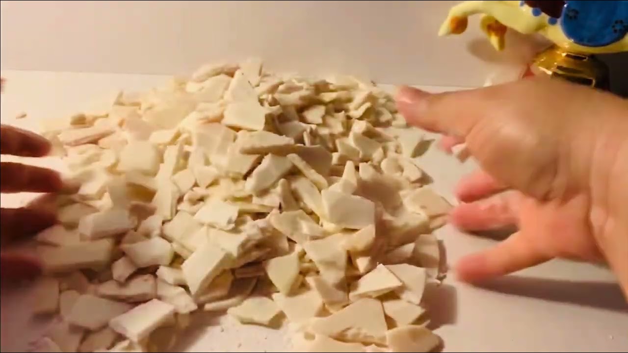 BREAKING WHITE SOAP PLATES   🤍⚪️⬜️▫️ SO RELAXING ❣️