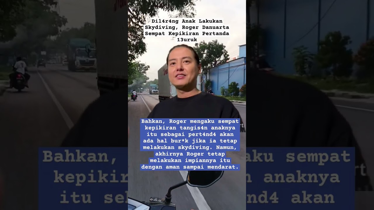 Roger Danuarta lakukan skydiving #shortvideo #tranding #fyp #artist #rogerdanuarta