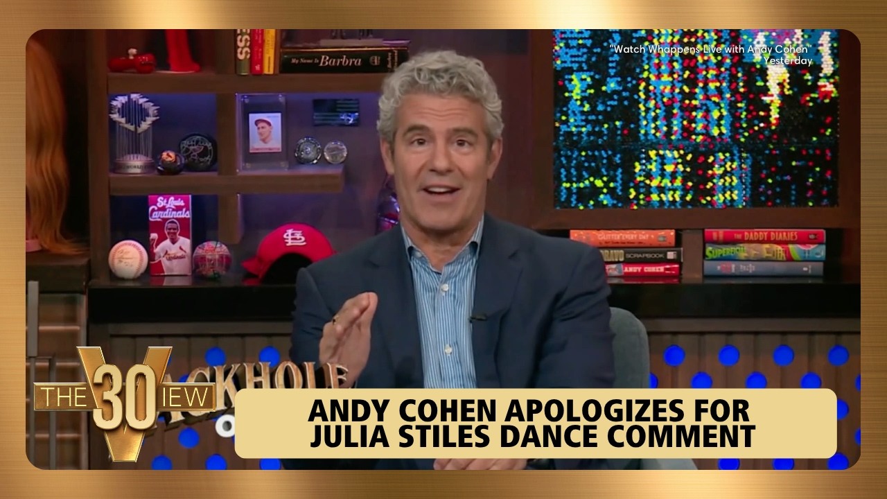 Andy Cohen Apologizes For Julia Stiles Dance Comment | The View