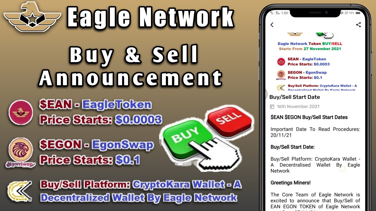 Eagle Network new update | eagle token buy and sell announcement date update