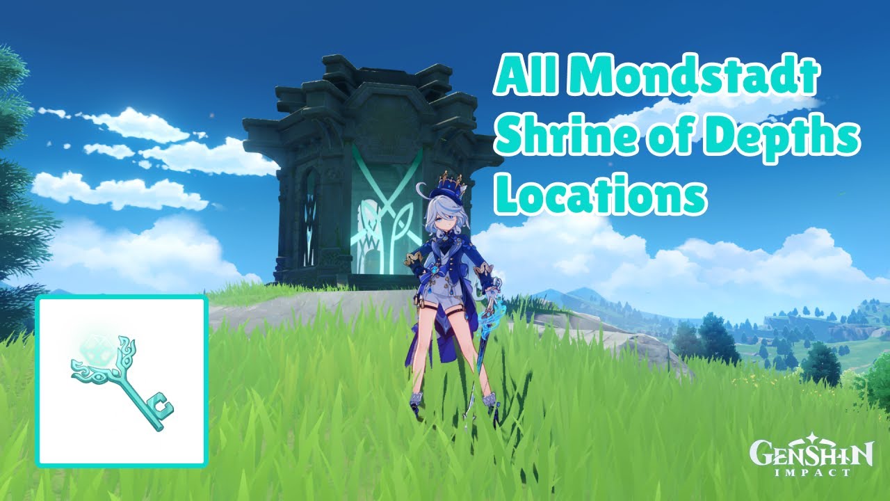 GENSHIN | All Mondstadt Shrine of Depths Locations
