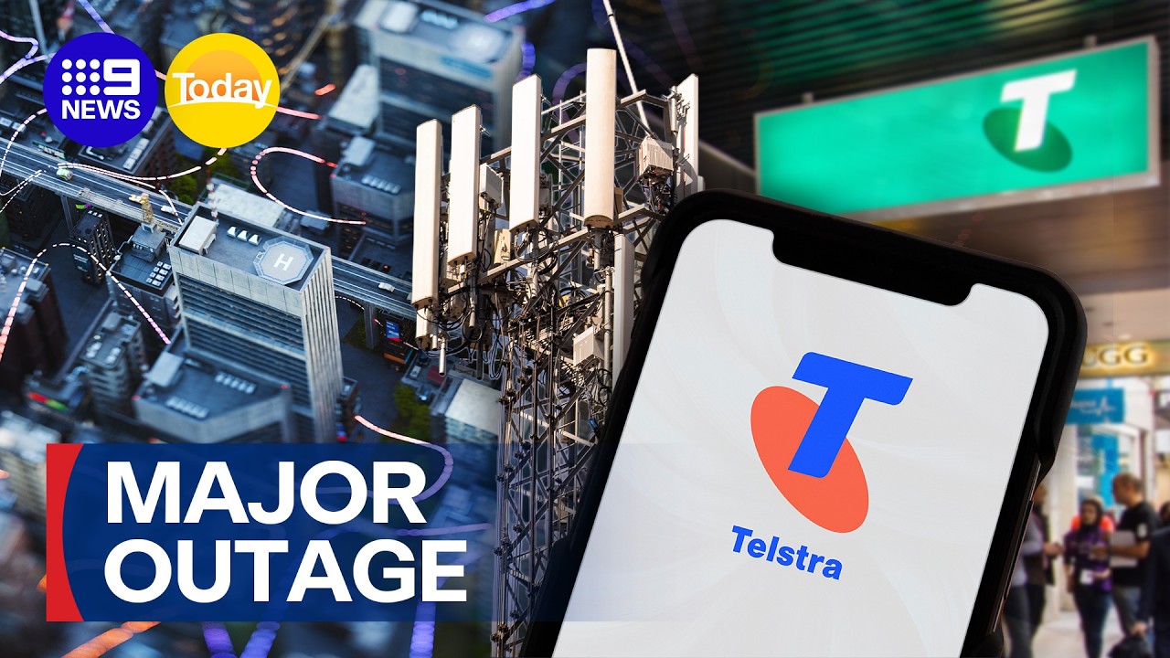 Thousands left without service after nationwide Telstra outage | 9 News Australia