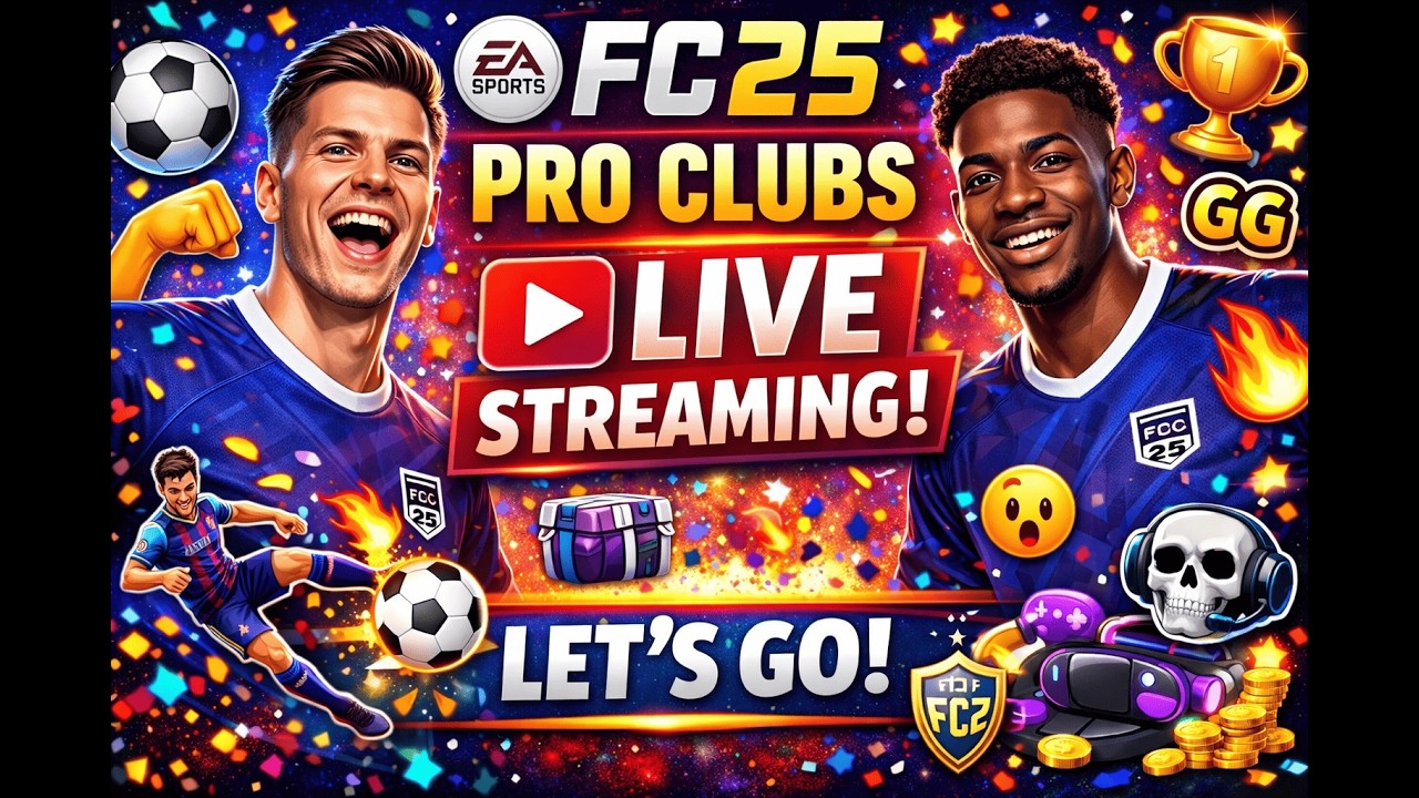 🔥 ELITE PRO CLUBS GAMEPLAY – EA FC 25 LIVE