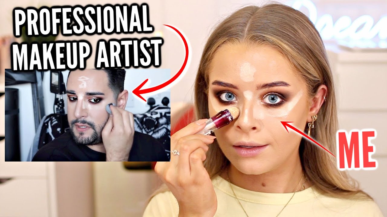 I FOLLOWED A *PROFESSIONAL MAKEUP ARTIST'S* TUTORIAL..