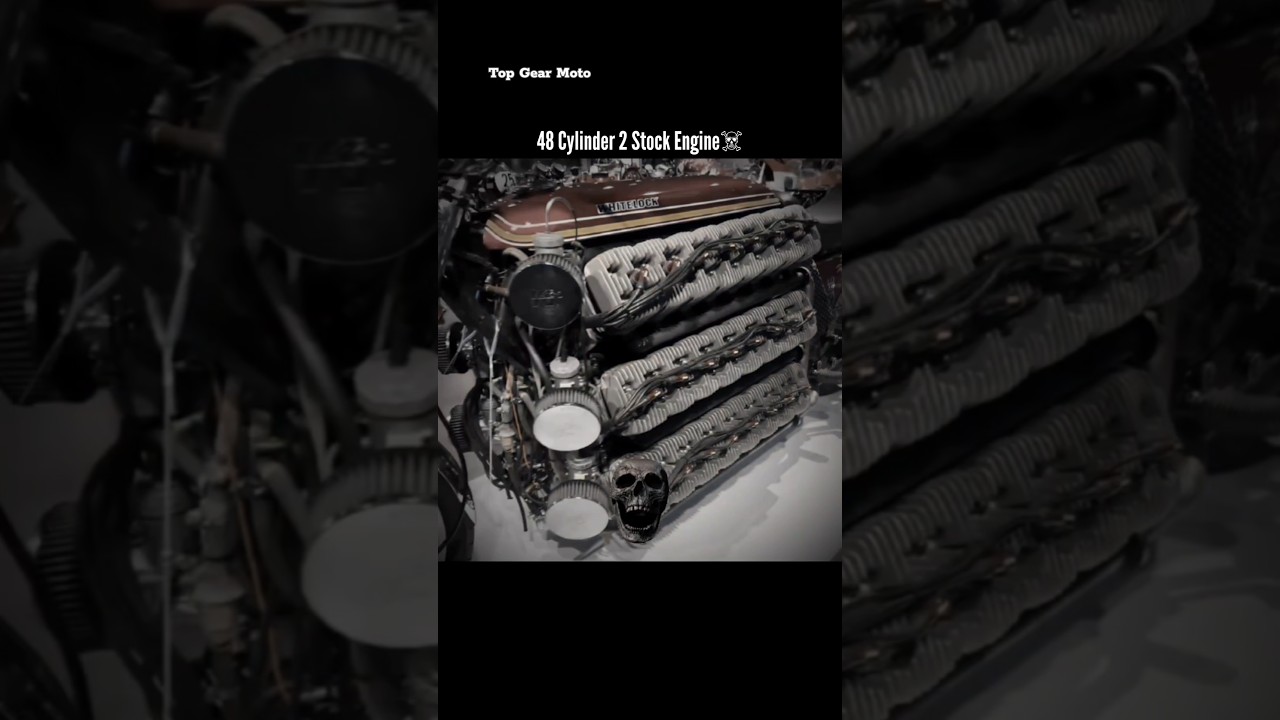 48-Cylinder Bike | The World's Loudest Engine? 🏍️🔊